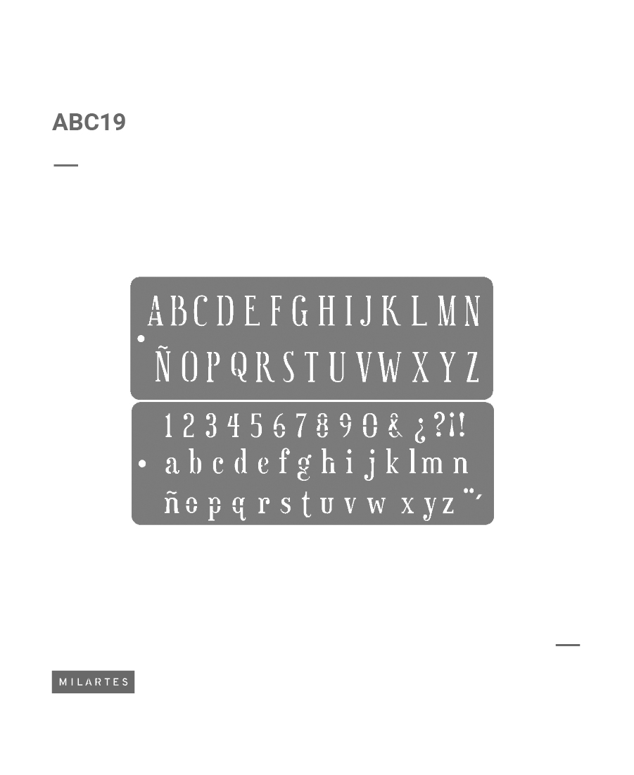 ABC 19 Letras Mayúsculas 1 ABC 19 Letras Mayúsculas